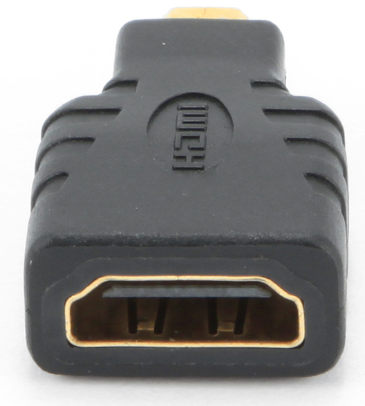 Переходник Cablexpert HDMI-microHDMI A-HDMI-FD 19F/19M, золотые разъемы, пакет