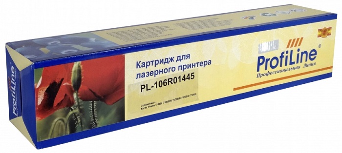 совместимые картриджи к Xerox  Xcom-Shop Картридж ProfiLine PL_106R01445_Y для принтеров Xerox Phaser 7500/7500DN/7500DT/7500DX/7500N Yellow 17800 копий