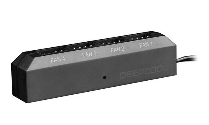 Разветвитель Deepcool FH-04 для подключения 4х вентиляторов с PWM Color Retail Box