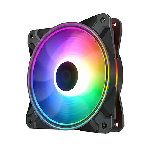 Вентилятор для корпуса Deepcool CF120 PLUS 120x120x25mm, RGB led, 500-1800rpm, 52.5 CFM, 28.8 dBA, 4-Pin PWM, 3-pack Retail