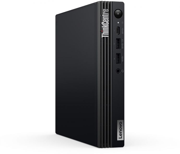 Компьютер Lenovo ThinkCentre M70q Gen 4 12E4SAW001 i5-13400T/16GB/512GB SSD/UHD graphics/GbitEth/WiFi/BT/90W/USB kbd/USB mouse/Win11Pro/black