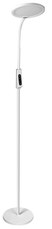 Светильник напольный Camelion KD-836F С01 светодиодный, 13Вт, ~230В, 850лм, 3000-6000K, белый, на подставке
