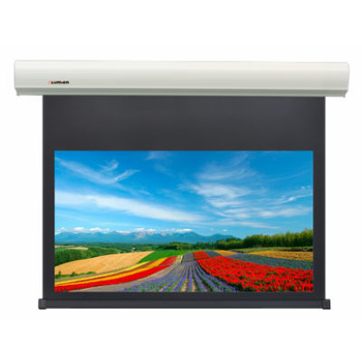 Lumien с электроприводом Экран Lumien LCC-100118 Cinema Control 241x400 см, Matte White черн. кайма по периметру, белый корпус, 16:9