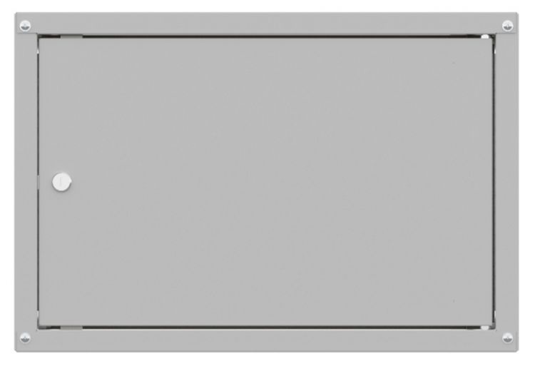 Шкаф настенный NTSS LIME 12U 550х450х635мм, 2 профиля 19, дверь сплошная металл, боковые стенки несъемные, серый RAL 7035 (NTSS-WL12U5545FD)