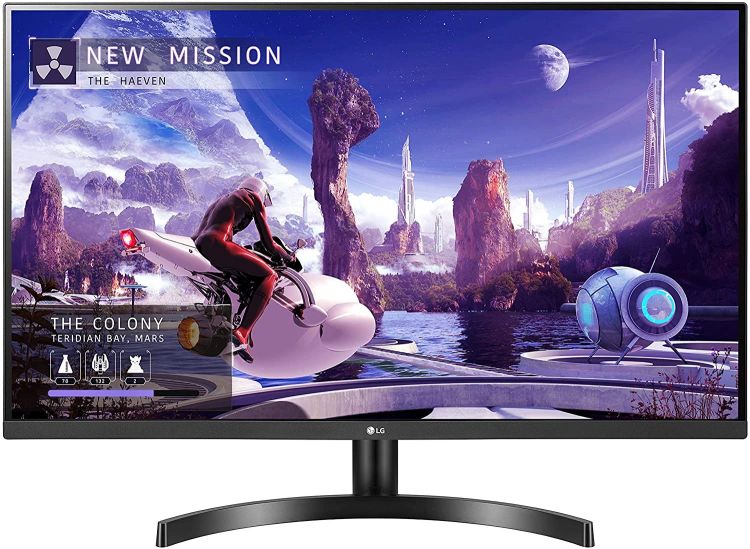  Монитор 27 LG 27QN600-B 2560x1440, 350 кд/м2, 1000:1, 178°/178°, IPS, LED, 75 Гц, DisplayPort 1.2, HDMI, 1.4 x2, AMD FreeSync