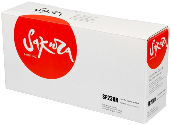 Картридж Sakura SASP230H для Ricoh Aficio SP230DNw/SP230SFNw, черный, 3 000 к.