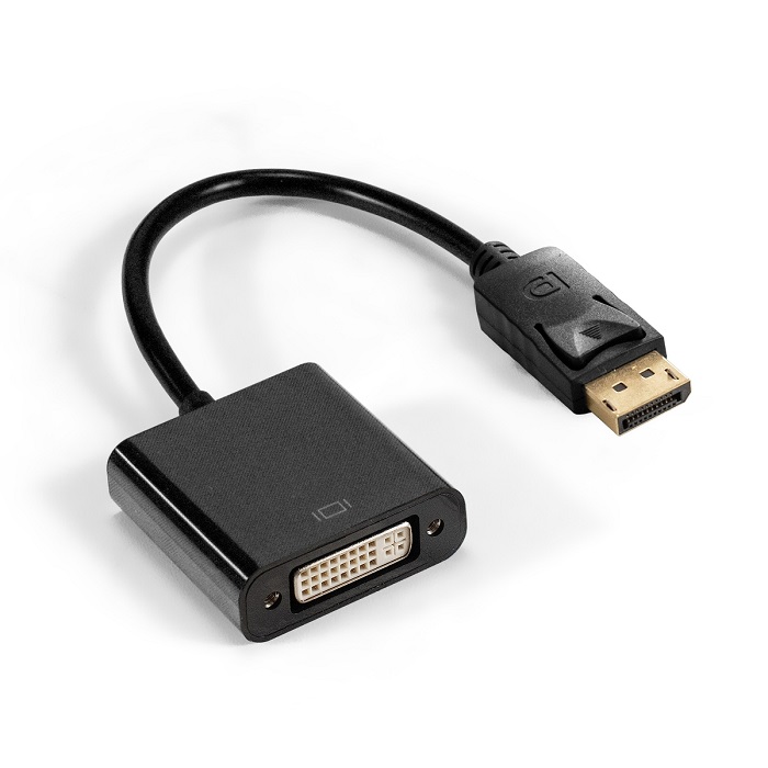 Кабель-переходник DisplayPort-DVI Exegate EX-DPM-DVIF-0.1 EX294678RUS (20M/19F, 0,1м)