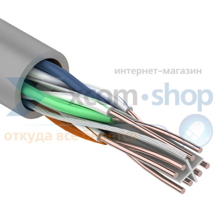 Кабель информационный Кабель PROconnect UTP 4PR 23AWG CAT6 305м CCA 01-0047-3