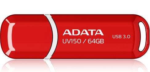  Накопитель USB 3.0 64GB ADATA UV150 красный