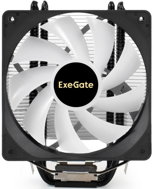 Кулер Exegate Dark Magic EE400XL-PWM.ARGB EX295003RUS LGA775/115x/1200/1700/AM2/AM2+/AM3/AM3+/AM4/AM5/FM1/FM2/ 754/939/940 (120mm fan, 800-2400rpm, 50