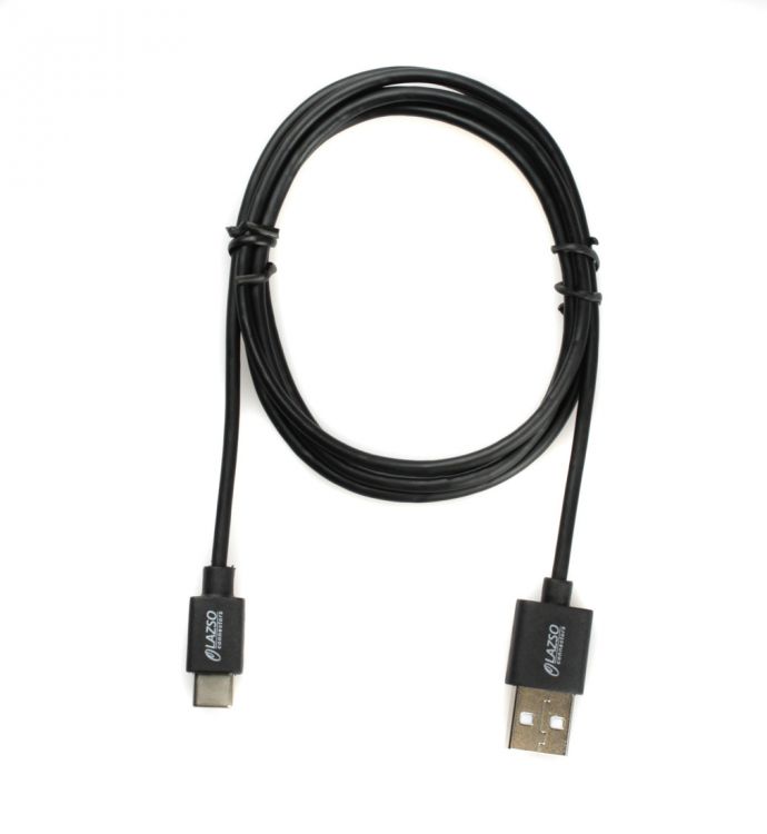 Кабель интерфейсный USB 2.0 LAZSO WU-206C(1,2m) USB тип A - USB тип C, 1,2м