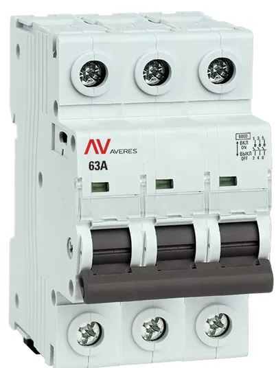 Рубильник EKF avn-3-63-av AVN 3P 63A AVERES