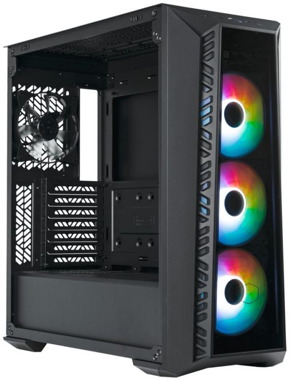 Корпуса Cooler Master Корпус eATX Cooler Master MasterBox 520 MB520-KGNN-S01 черный, без БП, боковая панель из закаленного стекла, USB Type-C, USB 3.2, audio