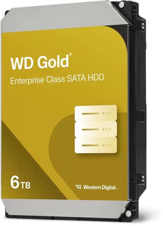   Xcom-Shop Жесткий диск 6TB SATA 6Gb/s Western Digital WD6004FRYZ Desktop Gold 512E 3.5 7200rpm 256MB