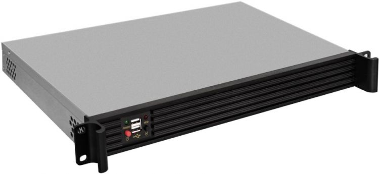 Корпус серверный 1U Exegate Pro 1U250-01/F350S EX264949RUS 19, mini-ITX, 3.5, 2*2.5, БП 350W, 2*USB 2.0