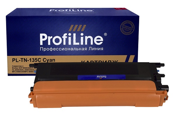 Тонер-картридж ProfiLine PL-TN-135C для Brother DCP-9040CN/DCP-9042CDN/DCP-9045CDN/HL-4040CN/HL-4050CDN/HL-4070CDW/MFC-9440CN/MFC-9450CD