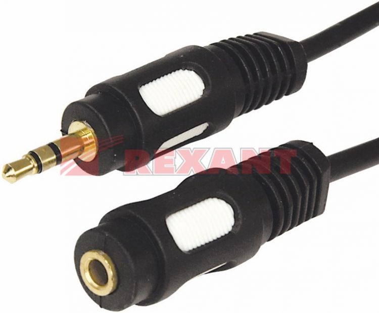 Кабель Rexant 17-4015 3.5 Stereo Plug - 3.5 Stereo Jack, 3м (GOLD)