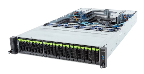 Серверная платформа 2U GIGABYTE R283-S92-AAJ1 (2*LGA4677, C741, 32*DDR5 (5600), 12*2,5 Gen4 NVMe/SATA/SAS HS, 12*2,5 NVMe Gen4 HS, 4*2.5 SATA/SAS H