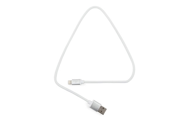 Кабель USB Cablexpert CC-S-APUSB01W-0.5M для Apple, AM/Lightning, серия Silver, длина 0.5м, белый, блистер