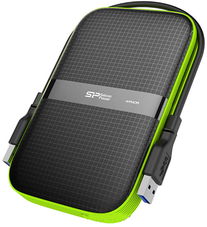 Внешний диск HDD 2.5'' Silicon Power SP040TBPHDA60S3K 4TB Armor A60 USB 3.1 черный