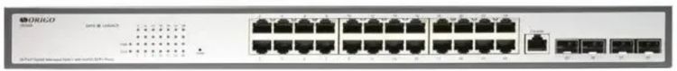 Коммутатор настраиваемый ORIGO OS2328/A1A L2 24x1000Base-T, 4xCombo 1000Base-T/SFP, комплект для установки в 19 стойку