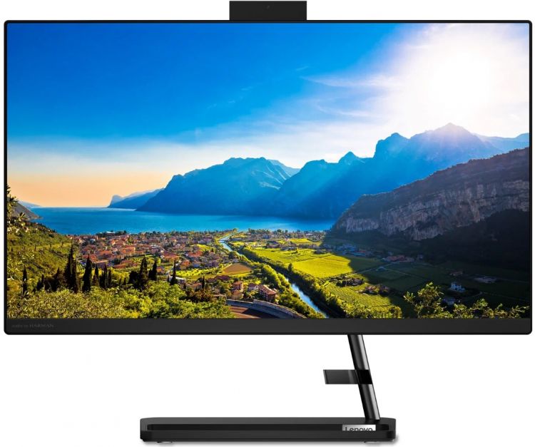 Моноблок 23.8'' Lenovo IdeaCentre AIO 3 24ALC6 F0G1011LRK Ryzen 5 7430U/2x8GB/512GB/1920x1080/USB kbd/USB mouse/GbitEth/WiFi/BT/cam/noOS/black