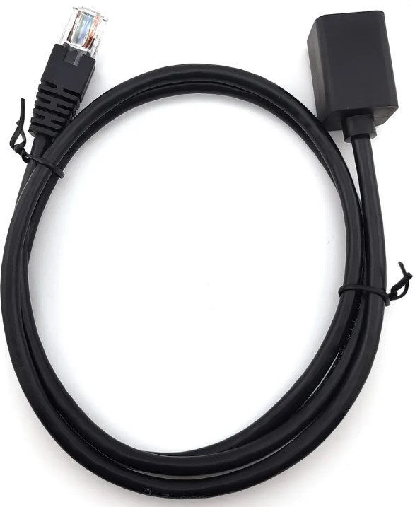 Патч-корд Buro BU-C5EXTND-1M-B UTP cat5E solid 1м черный RJ-45 (m)-RJ-45 (f) (2003186)