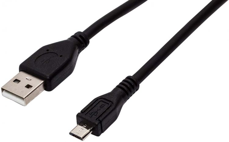 Кабель интерфейсный USB 2.0 Filum FL-CPro-U2-AM-microBM-1M 1 м., черный, 2A, разъемы: USB A male- USB micro B male, пакет