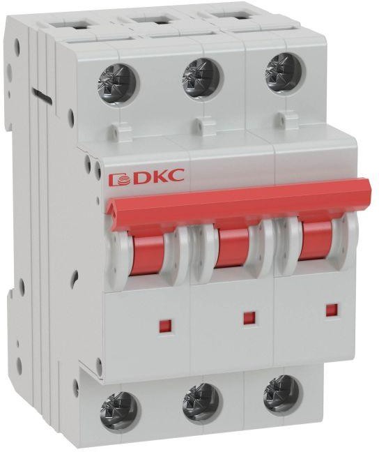 Автоматический выключатель модульный DKC MD63-3C13-6 3P 13А C 6kA, YON