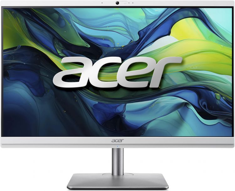 Моноблок 23.8'' Acer Aspire C24-195ES DQ.BM5CD.001 Ultra 7 155U/16GB/512GB/1920x1080/wireless kbd/wireless mouse/GbitEth/WiFi/BT/cam/Eshell/silver