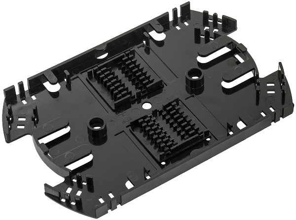 Кассета NIKOMAX NMF-SPL32-WO сплайс, до 32 КДЗС, с органайзером, АБС-пластик, черная