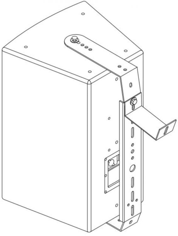 Кронштейн BIAMP VB-Y15 912.0625.900/911.0625.900 U-образный для V2-15, цвет черный