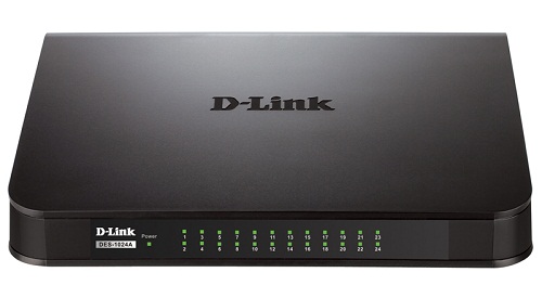  Коммутатор неуправляемый D-link DES-1024A/E1B 24xUTP 10/100, Small case