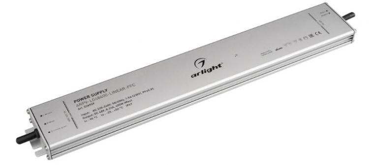 Блок питания Arlight ARPV-LG48400-LINEAR-PFC 036959 (48V, 8.33A, 400W) IP67 металл