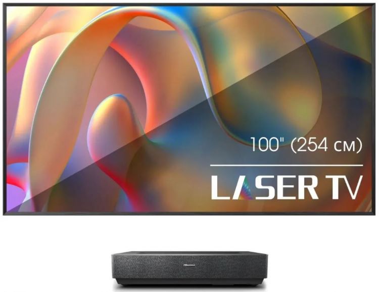 Телевизор Hisense 100L5H серебристый 4K Ultra HD 60Hz DVB-T DVB-T2 DVB-C DVB-S DVB-S2 USB WiFi Smart TV