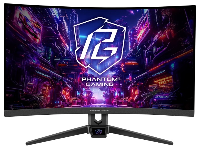 Монитор 27 ASRock Phantom Gaming PG27FRS1A 1920x1080 LED, 16:9, VA, 300cd, 4000:1, 1ms, 178/178, DP, 2*HDMI, 280Hz, Speakers, curved R1500, tilt, VE