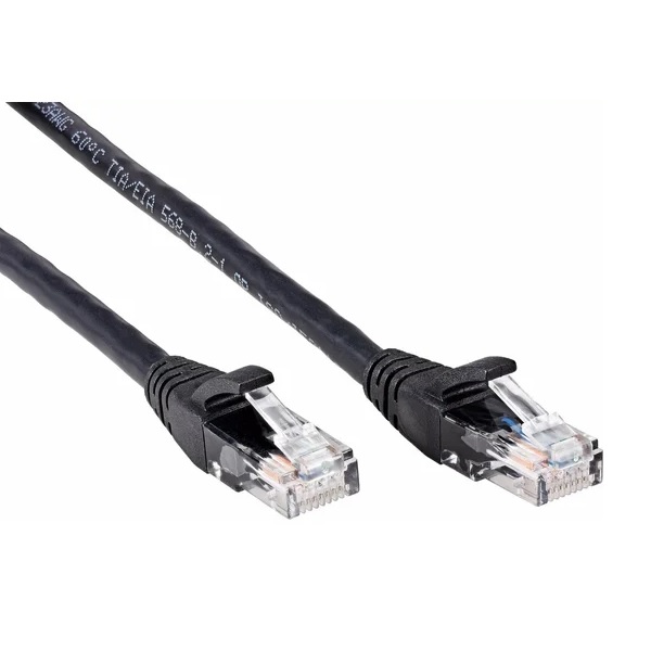 Кабель патч-корд U/UTP 6e кат. 1м Aopen ANP612B-BK-1M CAT6E UTP 1M BLACK