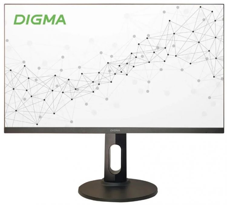 Монитор 27 Digma Progress 27P505F DM27SB10 черный IPS LED 5ms 16:9 HDMI M/M матовая HAS Piv 300cd 178гр/178гр 1920x1080 75Hz FreeSync DP FHD 4.3кг