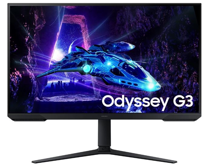   Xcom-Shop Монитор 32 Samsung Odyssey G3 S32DG300EI черный VA LED 16:9 HDMI матовая HAS Piv 250cd 178гр/178гр 1920x1080 180Hz FreeSync DP FHD