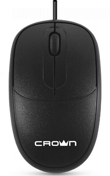 Мышь Crown CMM-128 OEM CM000003405 3 кнопки, 1000DPI, USB, Plug & Play