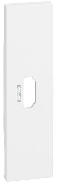 Панель лицевая BTicino KW14 LIVING NOW для розетки HDMI, 1 модуль, цвет белый