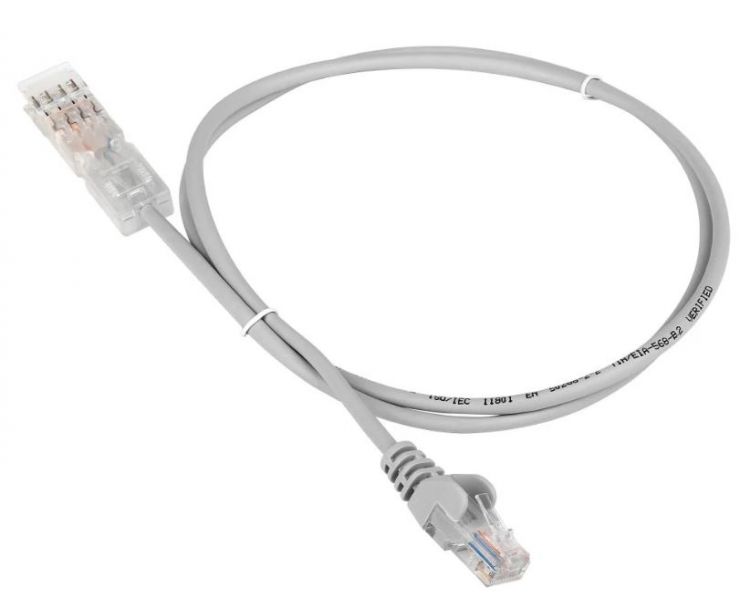 Кабель патч-корд Lanmaster LAN-45-P2-1.5m 110 тип - RJ45, 2 пары, UTP, 1.5 м