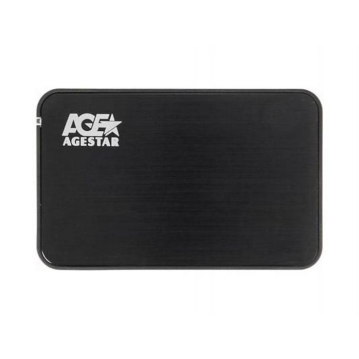   Xcom-Shop Внешний корпус для HDD SATA 2.5” AgeStar 3UB2A8-6G (BLACK) для HDD/SSD SATA 6Gb/s 2.5, USB 3.0, алюминий/пластик, черный