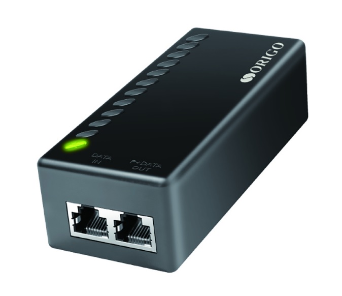   Xcom-Shop Инжектор ORIGO OPE301GI/30W/A1A PoE Injector 802.3af/at, 1x1000Base-T LAN, 1x1000Base-T PoE Out, Output: 54VDC