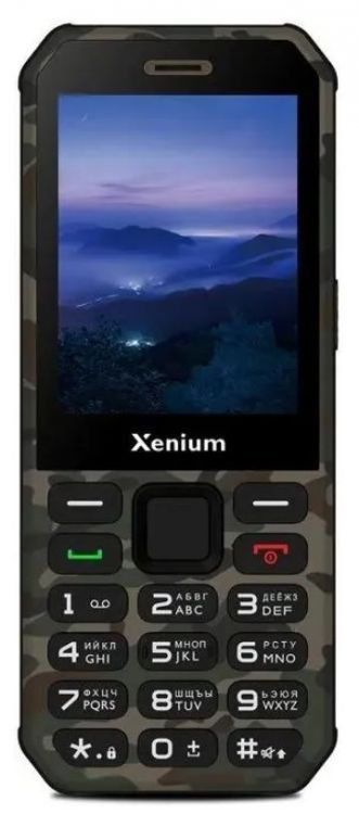 Мобильный телефон Xenium X300 Green Camouflage