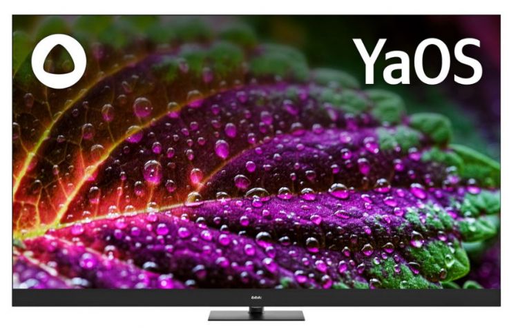   Xcom-Shop Телевизор BBK 65LED-8259/UTS2C (B) QLED 65 Яндекс.ТВ черный/черный 4K Ultra HD 60Hz DVB-T2 DVB-C DVB-S2 USB WiFi Smart TV (RUS)