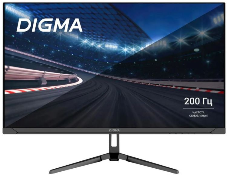  Монитор 23,8 Digma Overdrive 24P410F DM24SG03 1920x1080, 300cd, 2ms, 178гр/178гр, IPS LED, 16:9, 200Hz, G-Sync FreeSync, DP, HDMI, USB