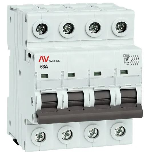 Рубильник EKF avn-4-63-av AVN 4P 63A AVERES