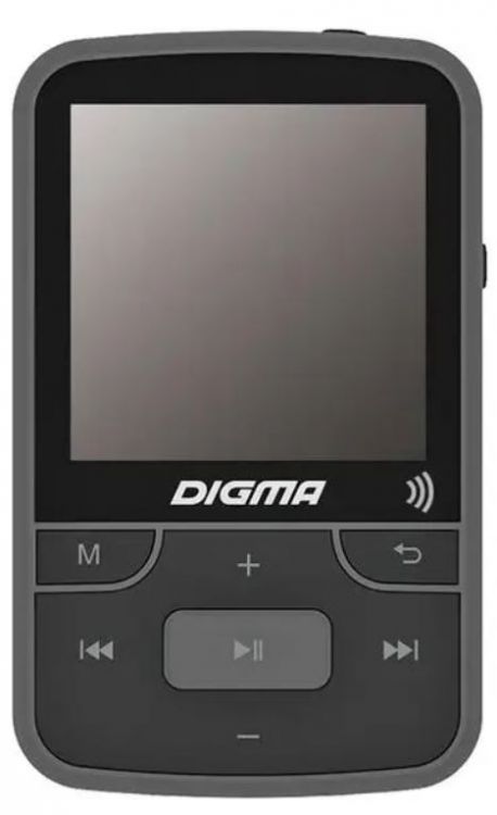 Плеер Digma Z4 Hi-Fi Flash BT 16Gb черный/1.5/FM/microSDHC/clip