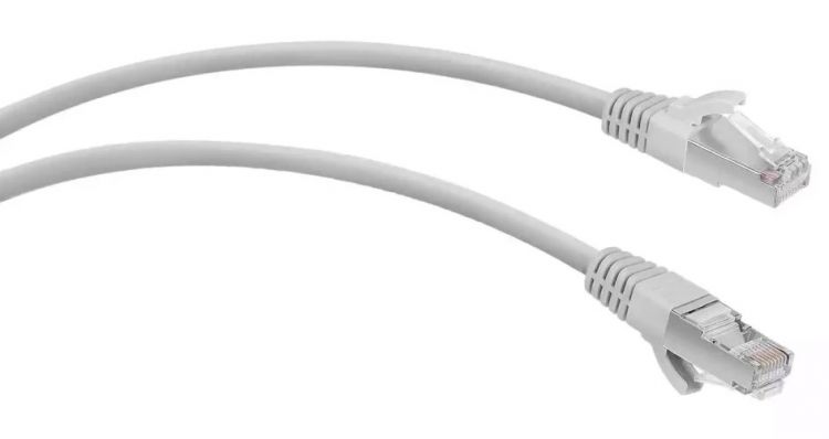 Кабель патч-корд U/UTP 5e кат. 5м Cabcoil PACO-UTP-45-45-5e-5m-LSZH медный, типа RJ45-RJ45, не экранированный, LSZH, 5m, цвет серый